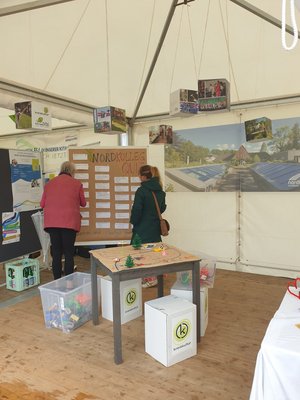 View of the Nordkolleg-Stand at the Festivities