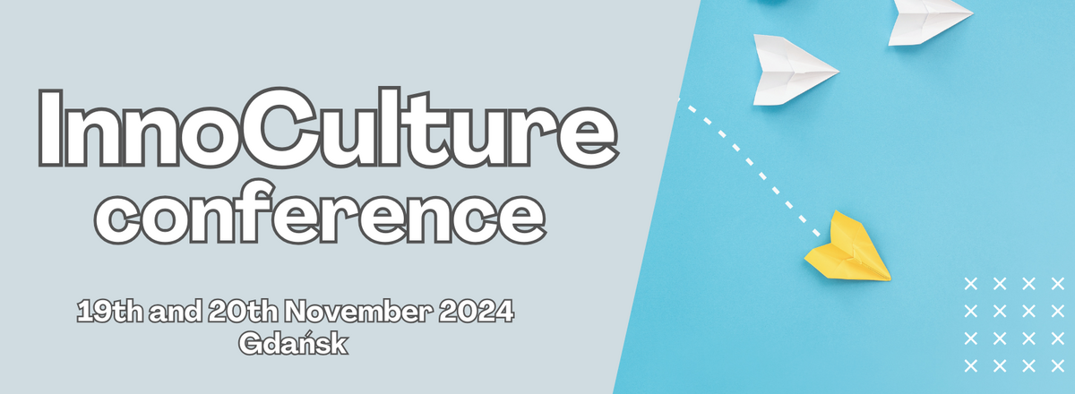 Decorative image advertising the InnoCulture Conference